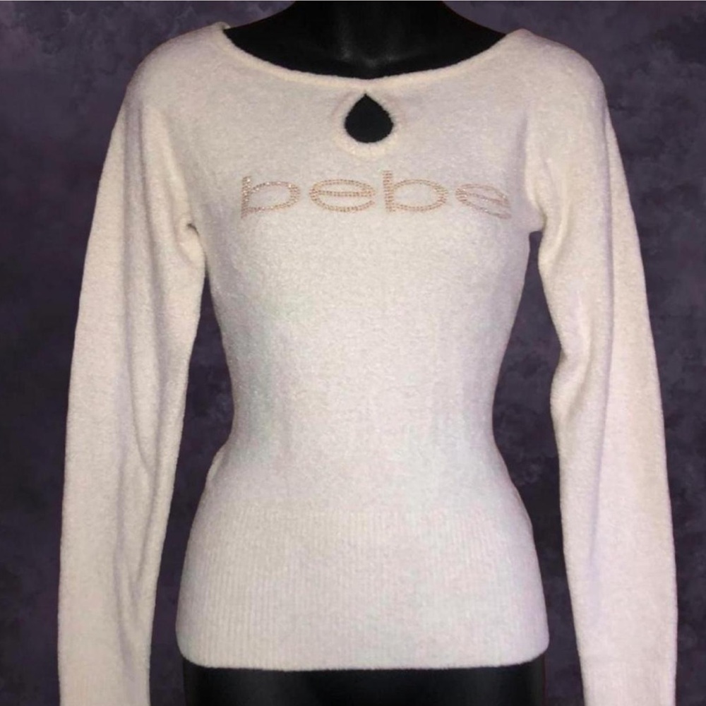 Bebe Off-White Top - Picture 2 of 3